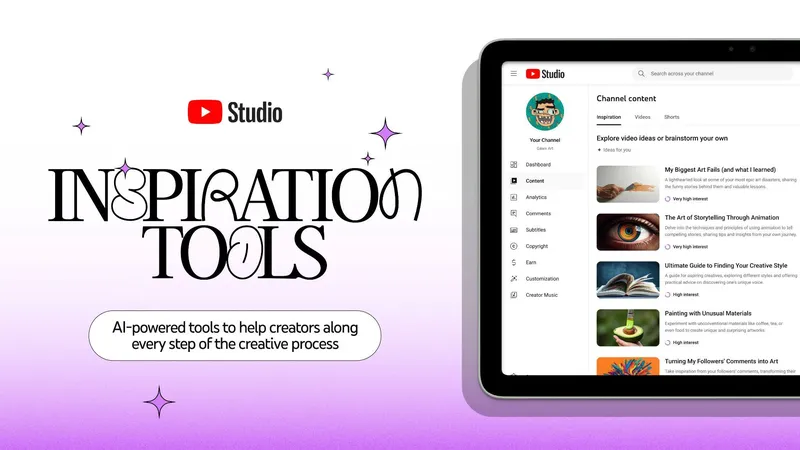 YouTube Inspiration Tools