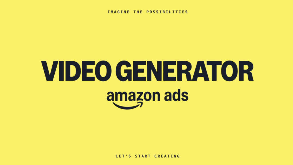 Amazon launches AI video ad generator