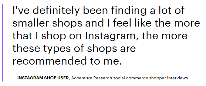 Instagram Shop User Review